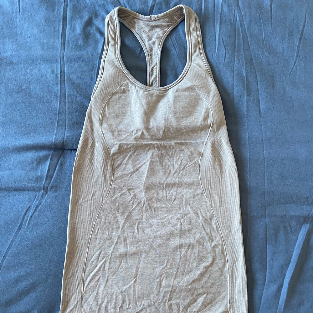 Lulu Lemon Light Grey Tank Top